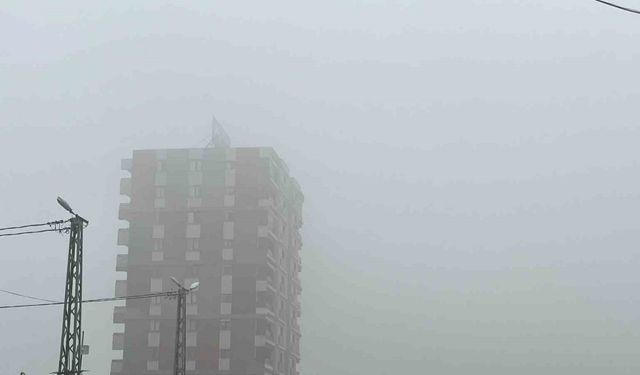 Antakya'da sis etkili oldu