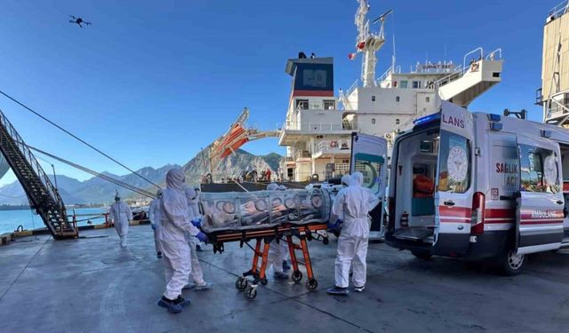 Antalya Limanı’nda uluslararası salgın tatbikatı