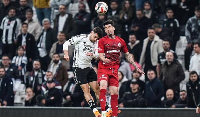 Beşiktaş evinde Gaziantep FK ile 2-2 berabere kaldı