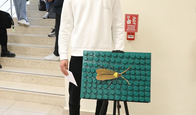 Burdur'da üniversite öğrencilerinin hazırladığı 'İstilacı Türler' sergisi açıldı