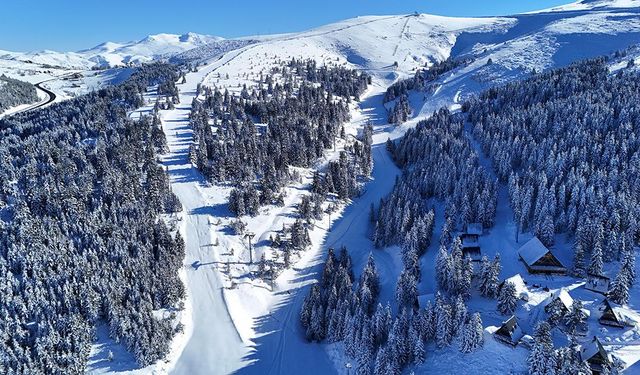 Çambaşı Kayak Merkezi kayak keyfi için gün sayıyor