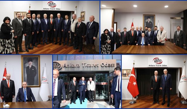 Cumhurbaşkanı Erdoğan, ATO Başkanı Baran'ın da aralarında bulunduğu heyeti kabul etti