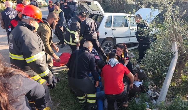 Erzin'de trafik kazası: 3 yaralı