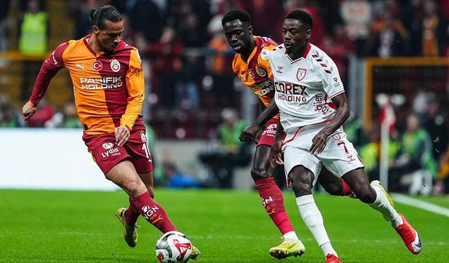 Galatasaray, Osimhen'in uzatmadaki röveşata golüyle Samsunspor'u 3-2 yendi