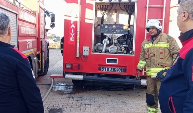 Hatay'da evde çıkan yangın söndürüldü