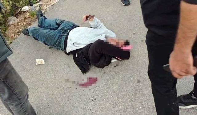 Husumetlileriyle karşılaşan genç bıçaklanarak yaralandı