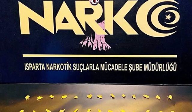 Isparta'da uyuşturucu operasyonlarında 2 zanlı yakalandı