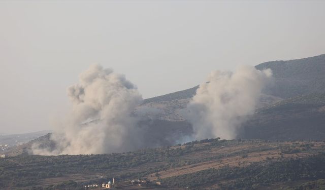 İsrail, Lübnan'da birçok bölgeye hava saldırıları düzenledi