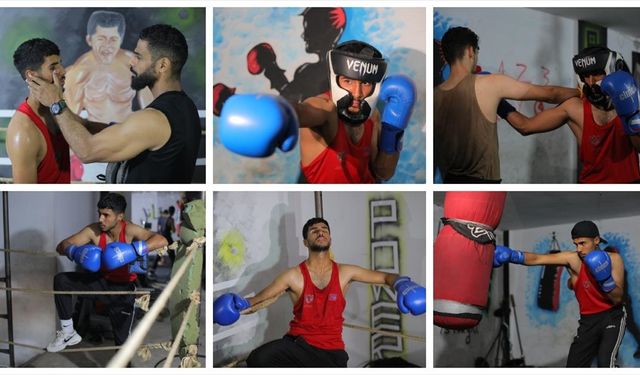 İsrail saldırısında gözünü kaybeden Gazzeli boksör, hayallerini gerçekleştirmekte kararlı