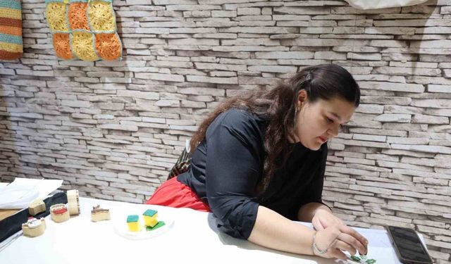 Kadınların hobisi  aile destek merkezinde ekonomik gelire dönüştü