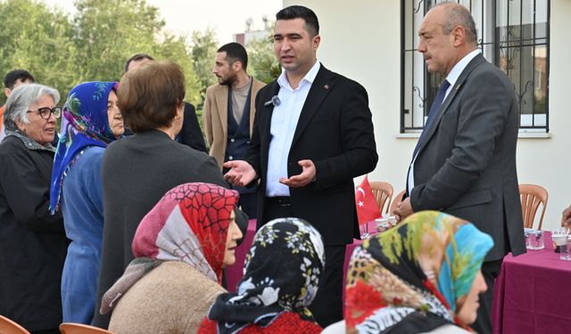 Kadirli Belediye Başkanı Olcar, vatandaşlarla bir araya geldi