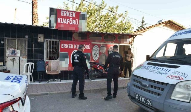 Kepez’de berberler denetlendi