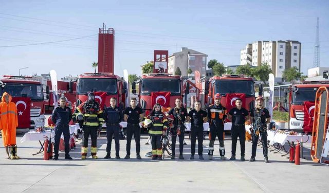 Mersin itfaiyesi, yeni ekipmanlarıyla gücüne güç kattı