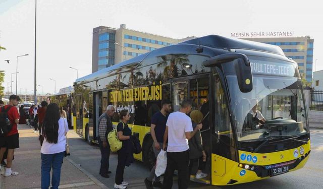 Mersin’in ulaşımında çevreci hamle: 18 elektrikli otobüs hizmete başladı