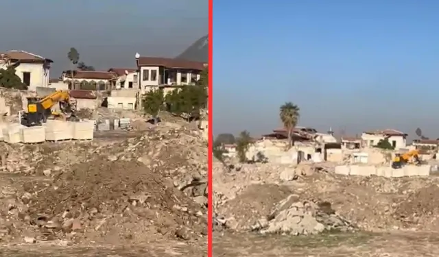Hatay'da Valilik Yasakladı, Firmalar Dinlemedi: Moloz Yine Kilise Çevresine Döküldü !
