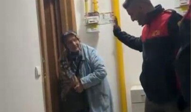 Osmaniye'de kar nedeniyle mahsur kalan yaşlı kadın kurtarıldı