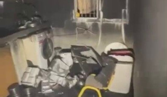 Osmaniye'de müstakil evde çıkan yangın söndürüldü