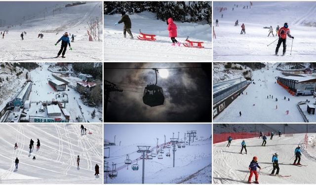 Palandöken ve Sarıkamış kayak merkezlerindeki bazı pistlerde kayak yapılmaya başlandı