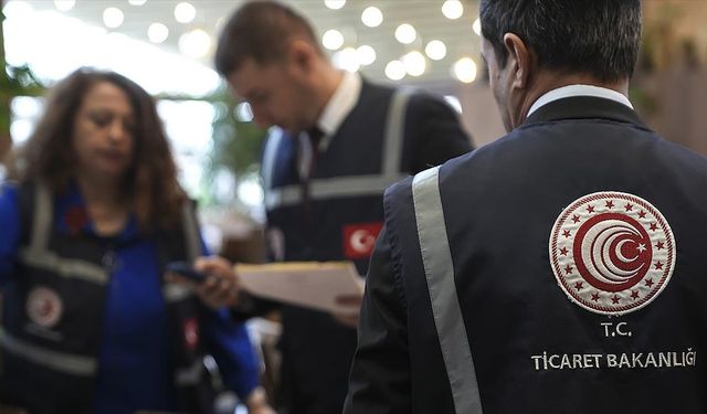 Ticaret Bakanlığından yiyecek ve içecek hizmeti sunan işletmelere denetim