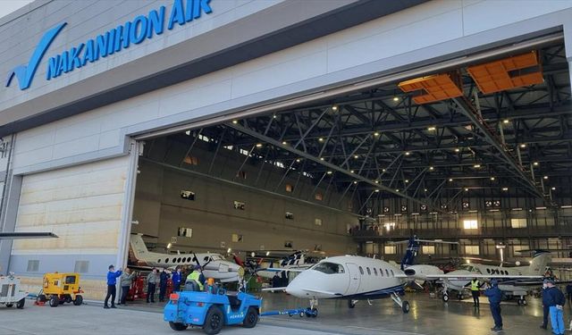 Baykar'ın sahip olduğu Piaggio Aerospace'ten Japonya'ya uçak teslimatı