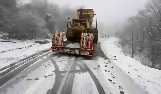Dikkat! Hatay'da Buzlanma: Yol Trafiğe Kapatıldı