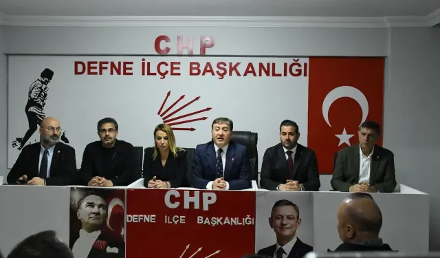 Hatay'da Bulunan CHP Heyetinden İktidara Sert Mesaj!