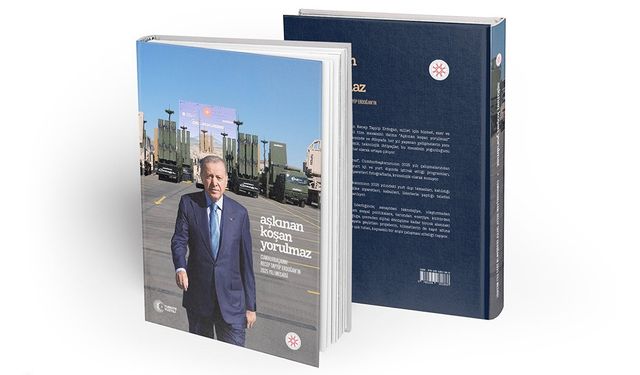 Cumhurbaşkanı Erdoğan'ın 2025 yılındaki faaliyetleri 'Aşkınan Koşan Yorulmaz' adlı kitapta derlendi