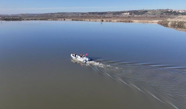 Jandarmadan Meriç Nehri'nde 'güvenli sular' mesaisi
