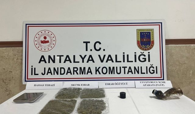 Manavgat'ta uyuşturucu operasyonu