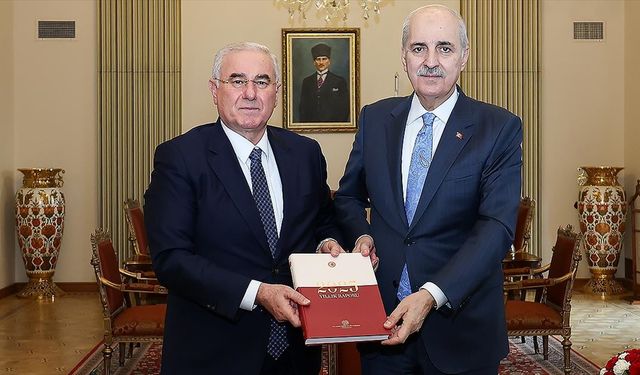 TBMM Başkanı Kurtulmuş, Kamu Başdenetçisi Akarca'yı kabul etti