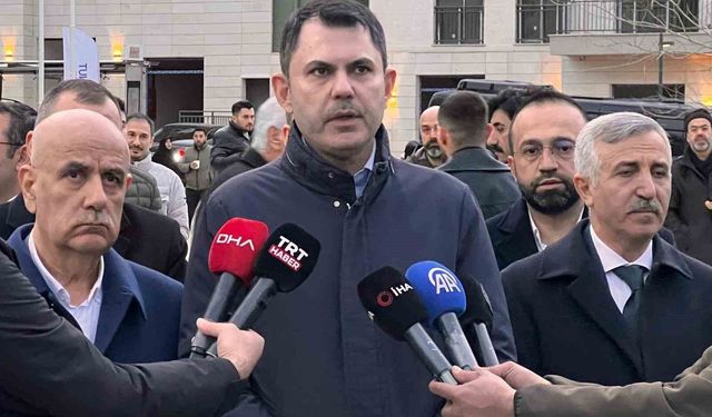 Bakan Kurum: 'Hep birlikte devlet millet omuz omuza mücadele ortaya koydu'