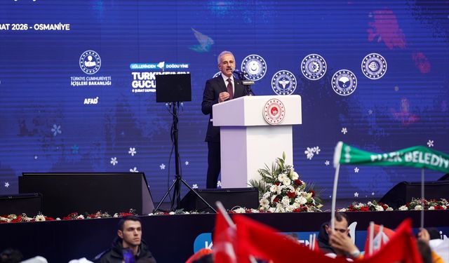 Bakan Uraloğlu, 6 Şubat Depremleri Anma Programı ve Toplu Açılış Töreni'nde konuştu: