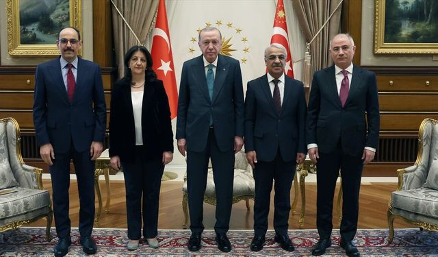 Cumhurbaşkanı Erdoğan, DEM Parti heyetini kabul etti