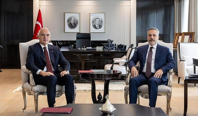 Dışişleri Bakanı Fidan, Kültür ve Turizm Bakanı Ersoy ile görüştü