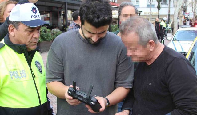 Dronla takip edilen sürücülere 159 bin TL ceza uygulandı