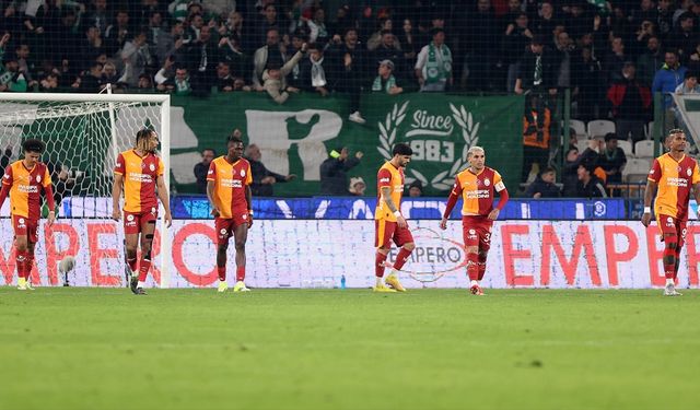 Galatasaray zirve yarışında 'yara' aldı