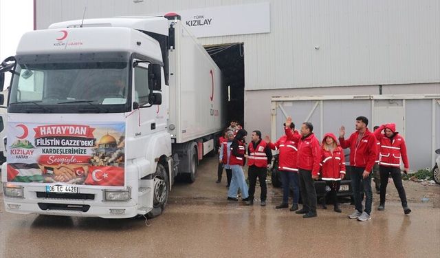Hatay'da hazırlanan hijyen kolileri Gazze'ye ulaştırılacak