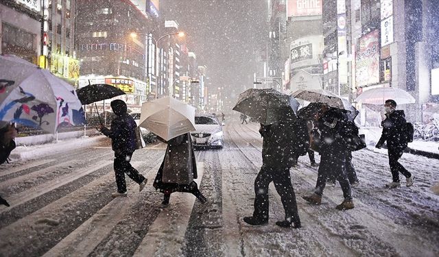 Japonya'da şiddetli kış şartlarından kaynaklanan ölümlerin sayısı 30'a yükseldi