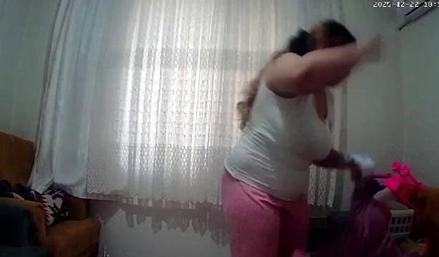 Şüphe üzerine koyduğu kameradan bebeğine şiddet çıktı