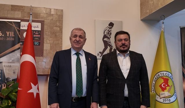 Ümit Özdağ’dan Hatay Gazeteciler Cemiyeti’ne Ziyaret