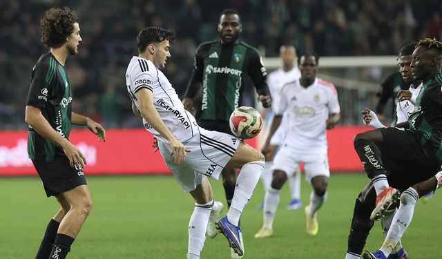 Ziraat Türkiye Kupası'nda Kocaelispor ile Beşiktaş 1-1 berabere kaldı