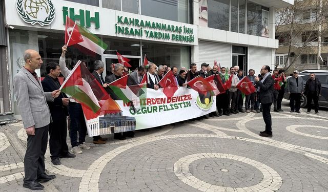 ABD ve İsrail'in İran, Lübnan ve Gazze'ye yönelik saldırıları Kahramanmaraş'ta protesto edildi