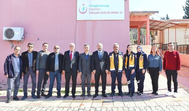 Adana İl Sağlık Müdürü Halil Nacar, Karaisalı ilçesindeki sağlık hizmetlerini inceledi