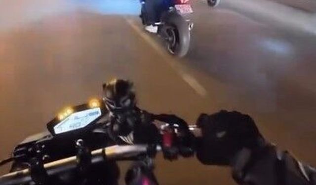 Alanya'da tek teker kazasında faciadan dönüldü