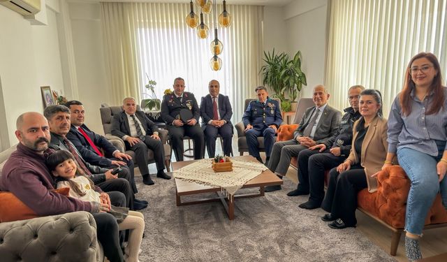 Anamur Kaymakamı Kemal Duru'dan şehit aileleri ve gazilere ziyaret