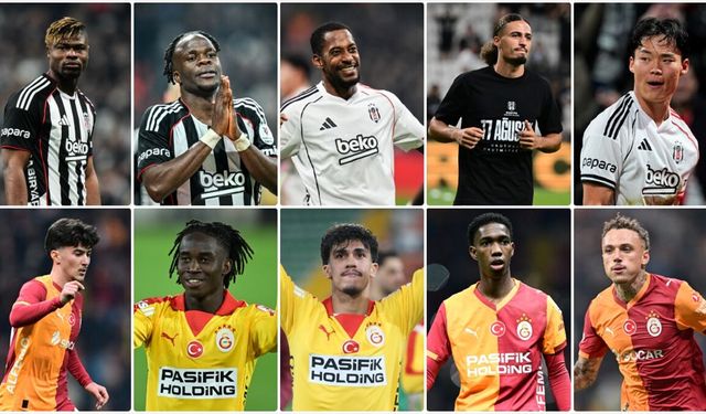 Beşiktaş-Galatasaray rekabetinde 21 futbolcunun 'ilk derbi' heyecanı
