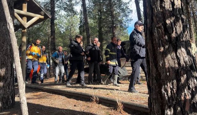 Burdur'da ormanlık alanda erkek cesedi bulundu