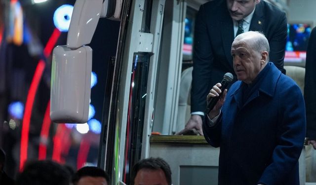 Cumhurbaşkanı Erdoğan, memleketi Rize'nin Güneysu ilçesinde vatandaşlara hitap etti