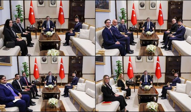 Cumhurbaşkanı Yardımcısı Yılmaz, 4 ülkenin büyükelçisini kabul etti