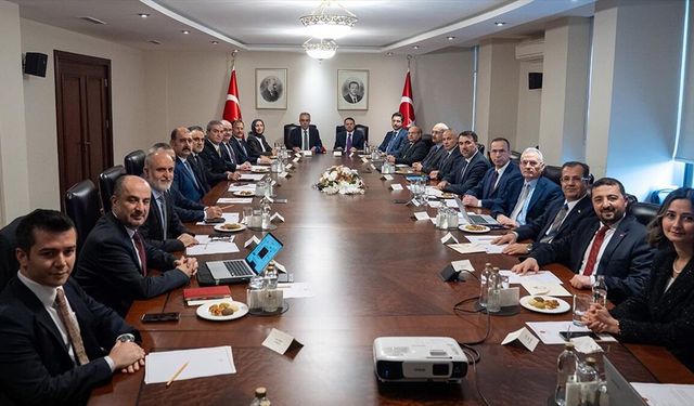 Cumhurbaşkanlığı Hukuk Politikaları Kurulu Çankaya Köşkü'nde toplandı